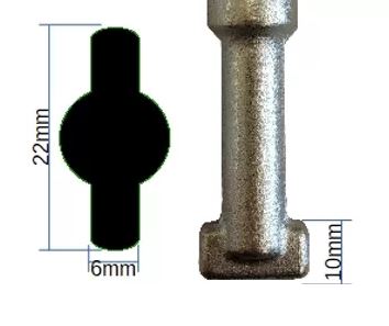 22mm Flat Tip – 003F22