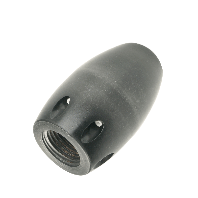 Tornado jetting nozzle (rotary jet)