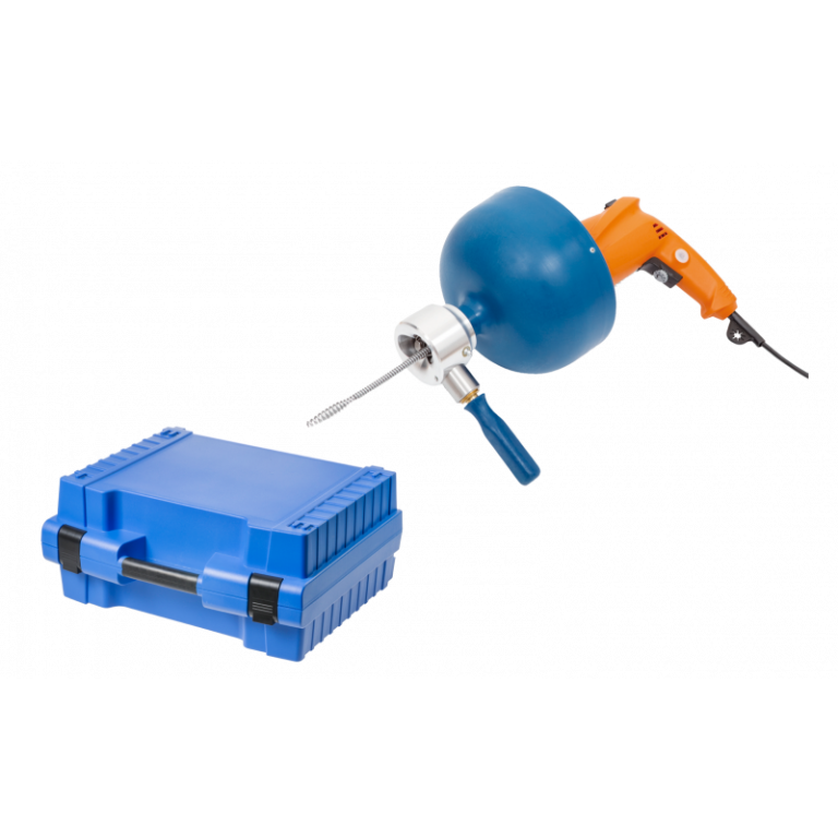 HandMatic 240V Drain Cleaning Spring Machine with Case
