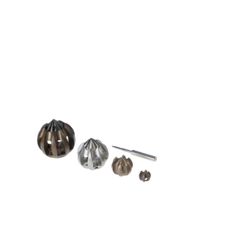 Set of TulipCutters 16/22 16/40 16/60 and 16/75 with inner coupling Rioned sq. 10 for 13/16 mm springs incl. coupling pin key