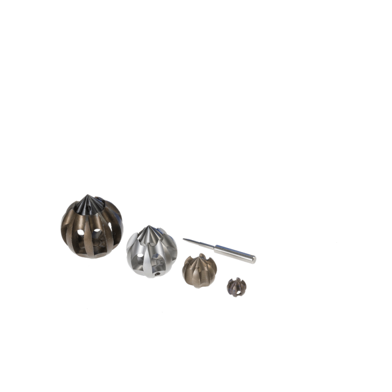 Set of TulipCutters with inner coupling Rioned