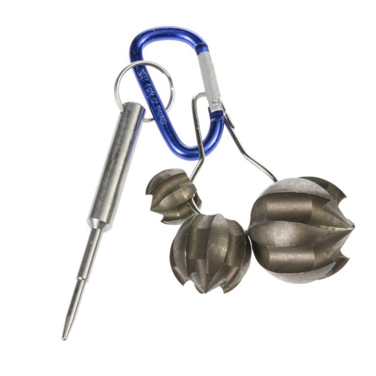 set of TulipCutters 10/22 10/30 and 10/40 with inner coupling Rioned sq. 8 for 10 mm springs incl. coupling pin key and storage box