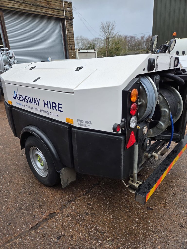 Rioned Multijet Diesel Jetting Trailer — For Hire