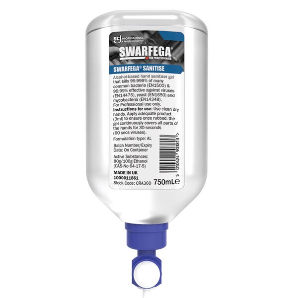 InstantGEL™ COMPLETE Alcohol-Based Gel Hand Sanitiser