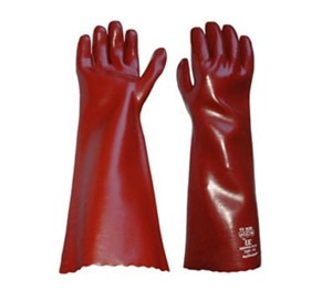 One Pair PVC Gauntlets 18″