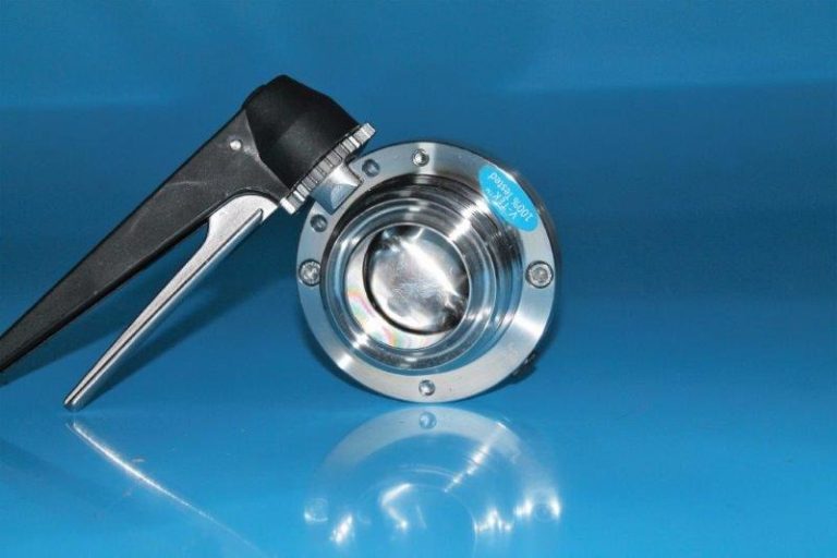 4″ 316ss Hygienic Weld On Butterfly Valve Stainless Steel