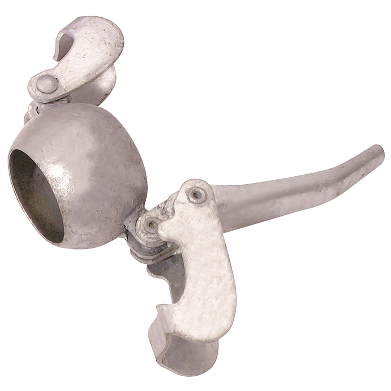 3″ X 3 1/2″ Dallai Lever Lock Male End Cap c/w Cr