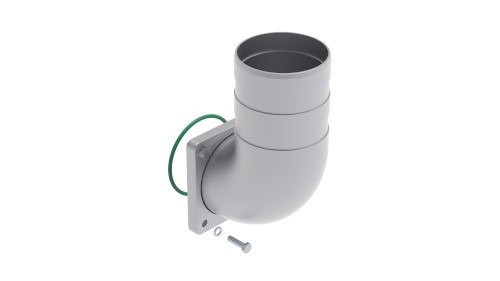 Jurop 100mm RV520 Adjustable Exhaust Conveyor Elbow