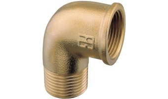 3/4″ Brass 90* Elbow Male/Female