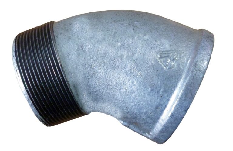 3″ 45° Male/Female Equal Elbow