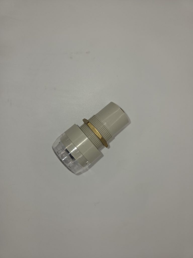Pneumatic Indicator Green Transparent With Pushing