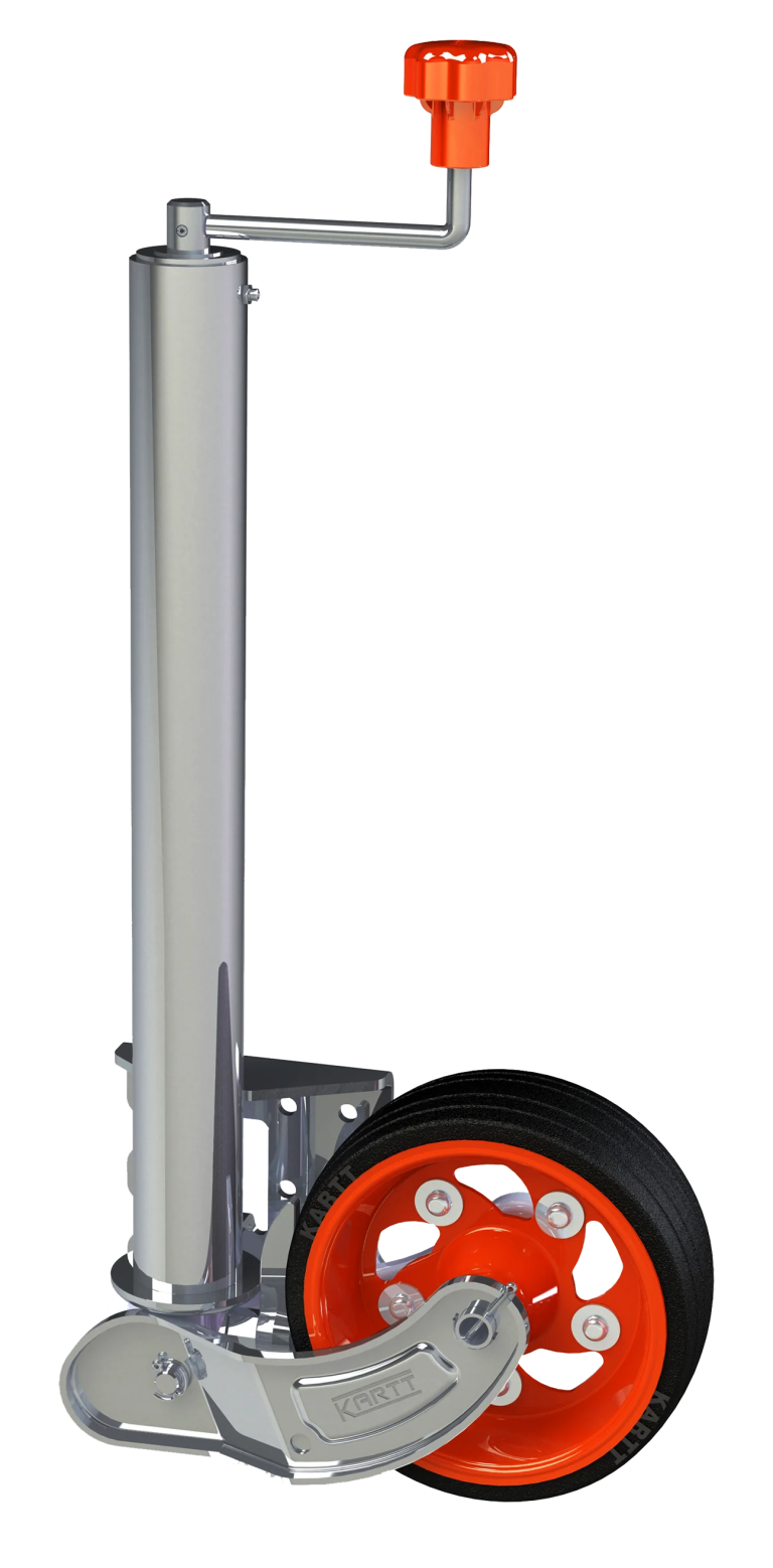 Extra Heavy Duty Jockey Wheel 60mm Auto-Lift Galvanised