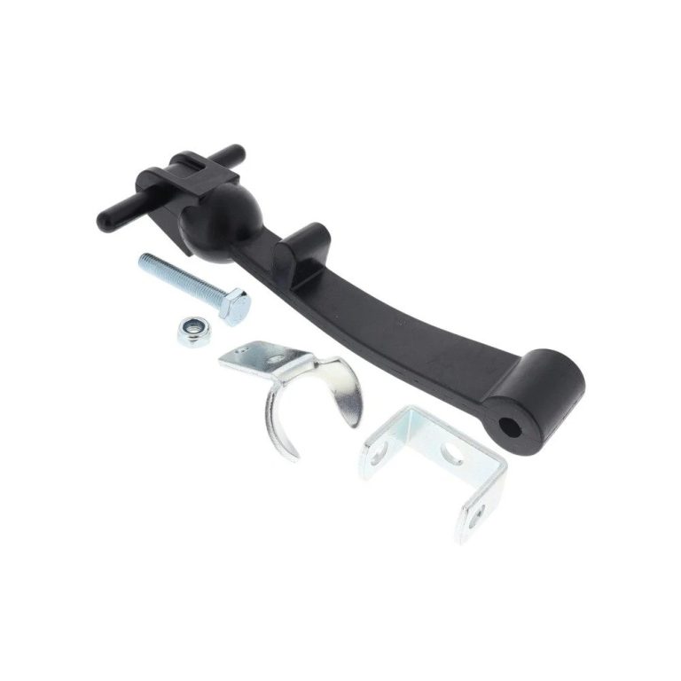 Rubber Bonnet Fastener 201mm (8″) With Zinc-Plated Bracket & EPDM Hook